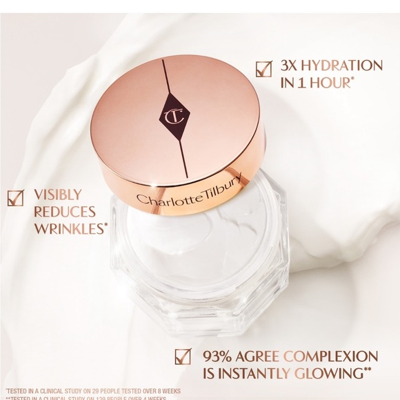 Charlotte Tilbury Magic Cream Anti-Aging Moisturizer Makeup Primer 7oz - Picture 2 of 10